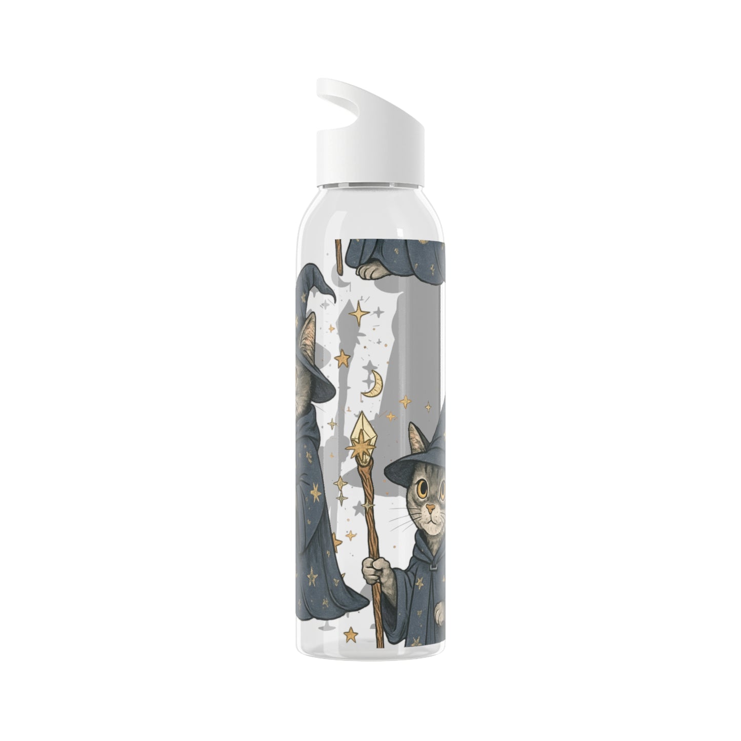 Cat Wizard Water Bottle