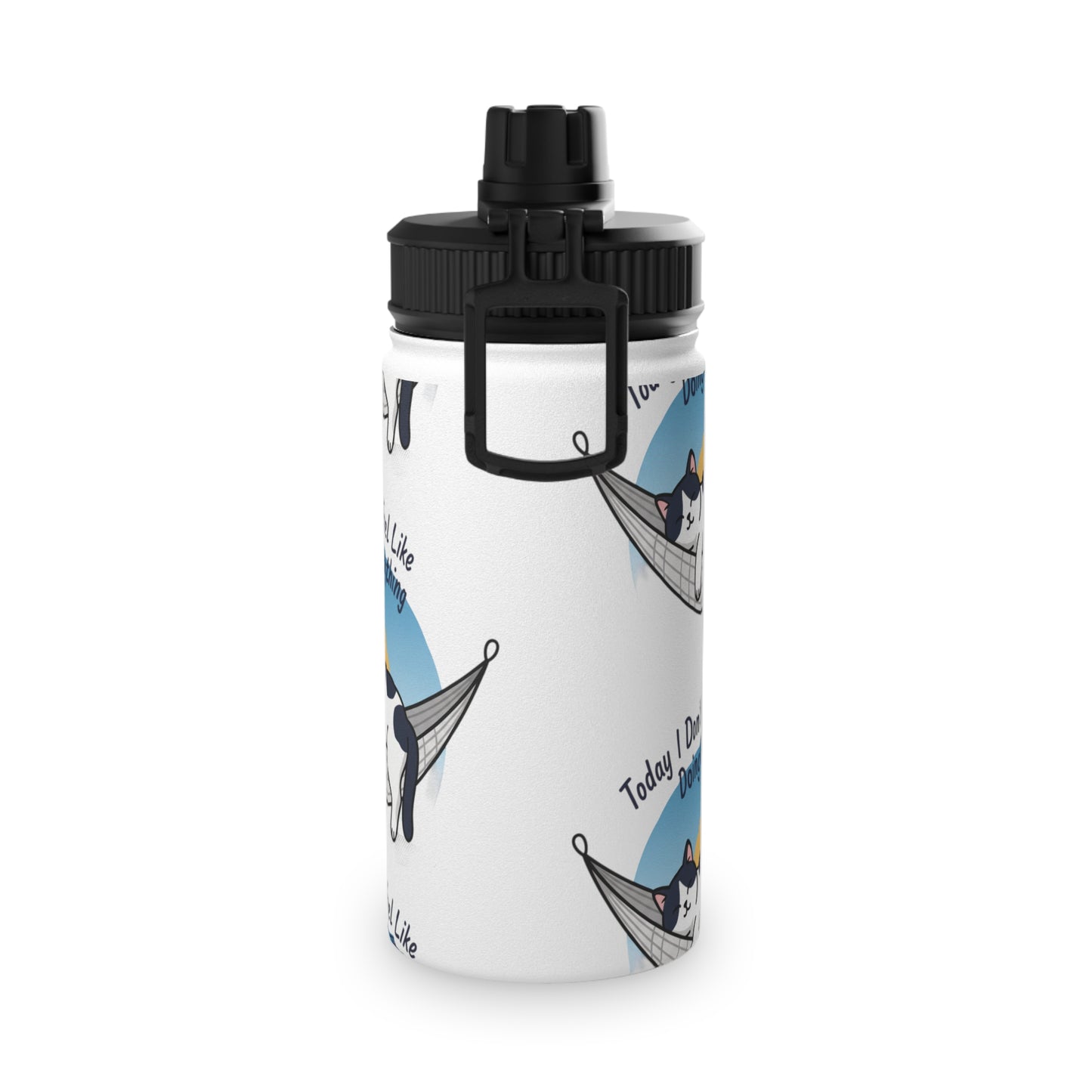 Stainless Steel 'Today I Don't Feel Like Doing Anything' Bottle