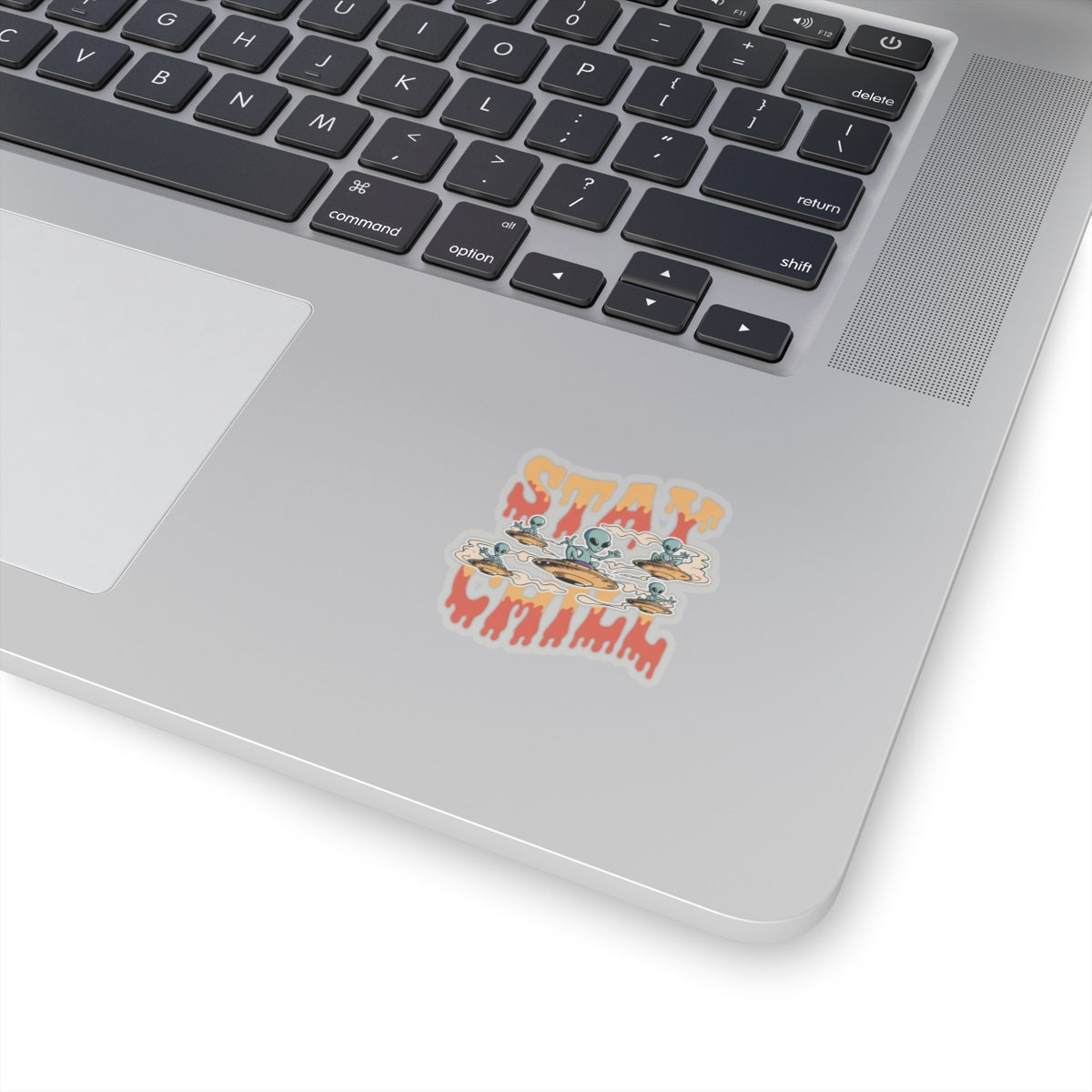 Stay Chill Alien Vinyl Sticker