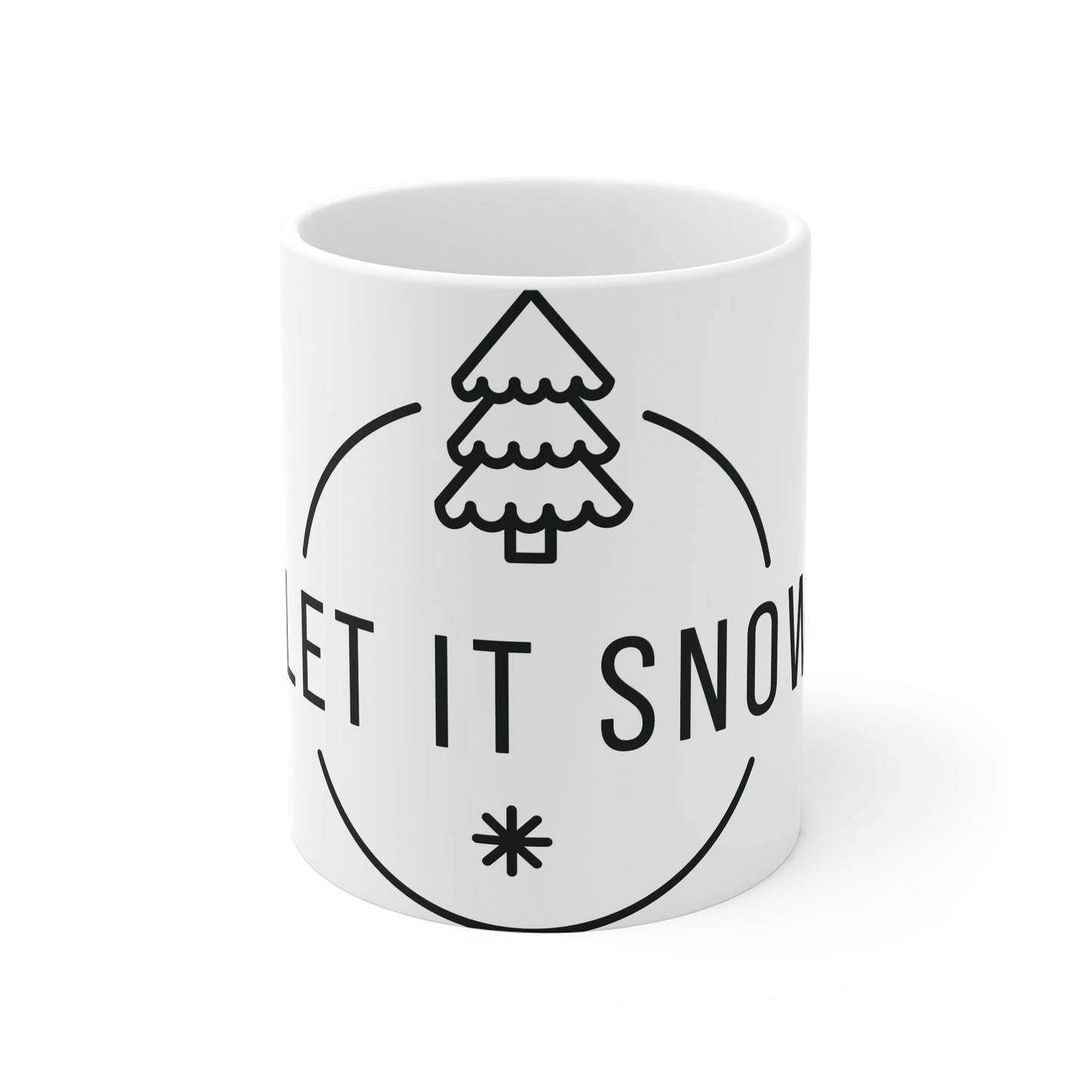 Let It Snow Christmas Mug