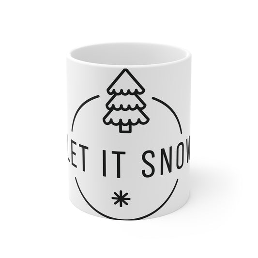 Let It Snow Christmas Mug