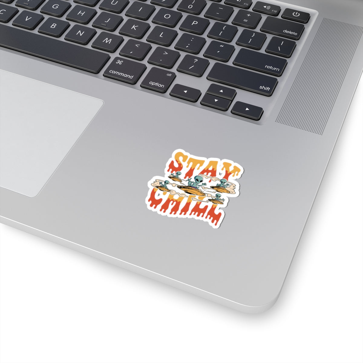 Stay Chill Alien Vinyl Sticker
