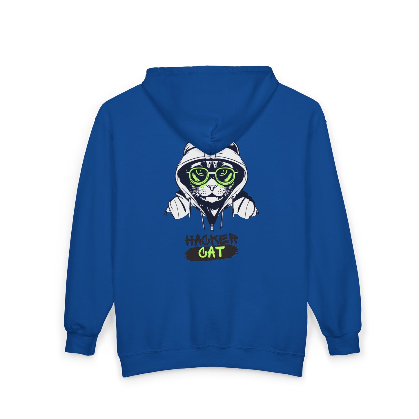 Hacker Cat Zip Hoodie