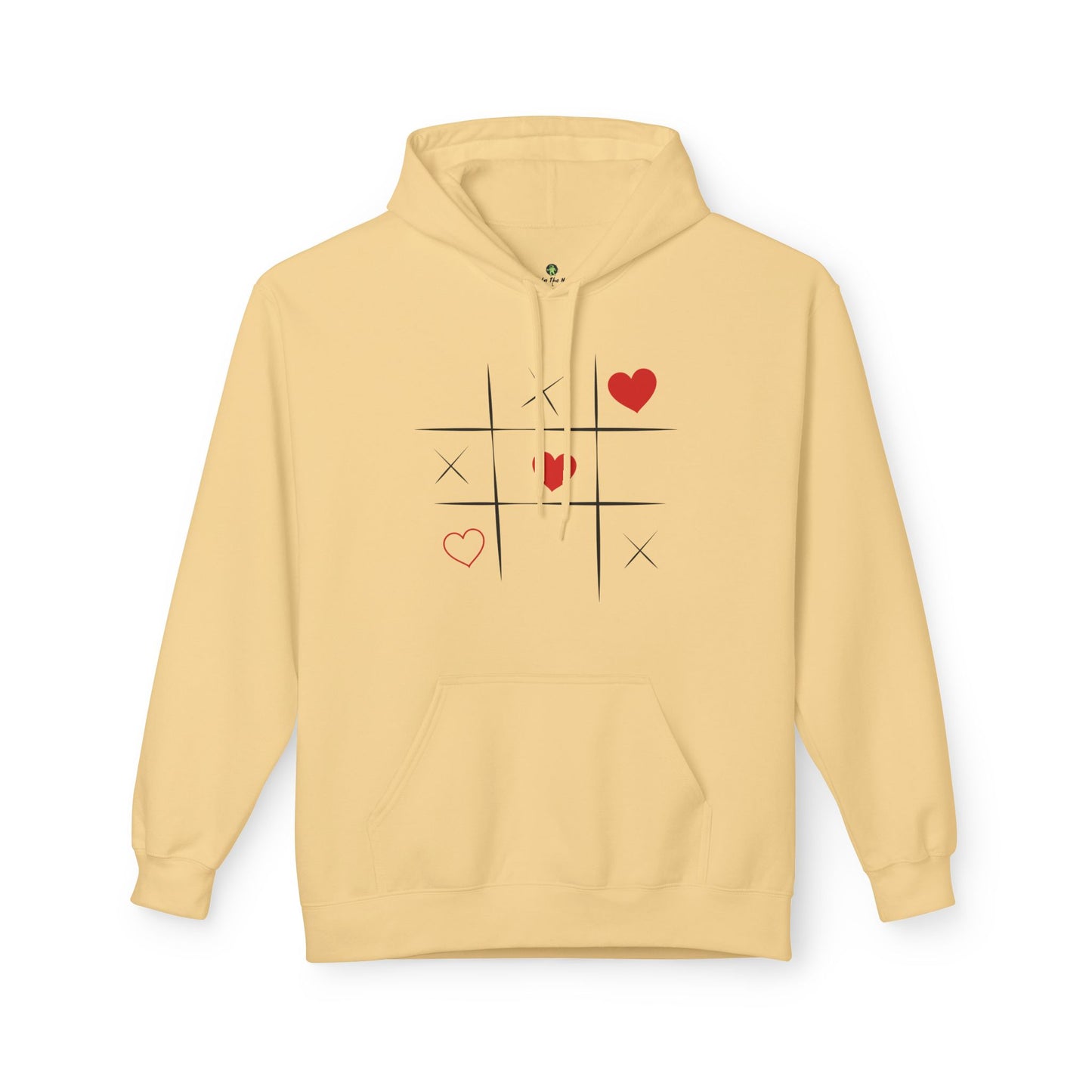 Heart and Crosses Unisex Hoodie