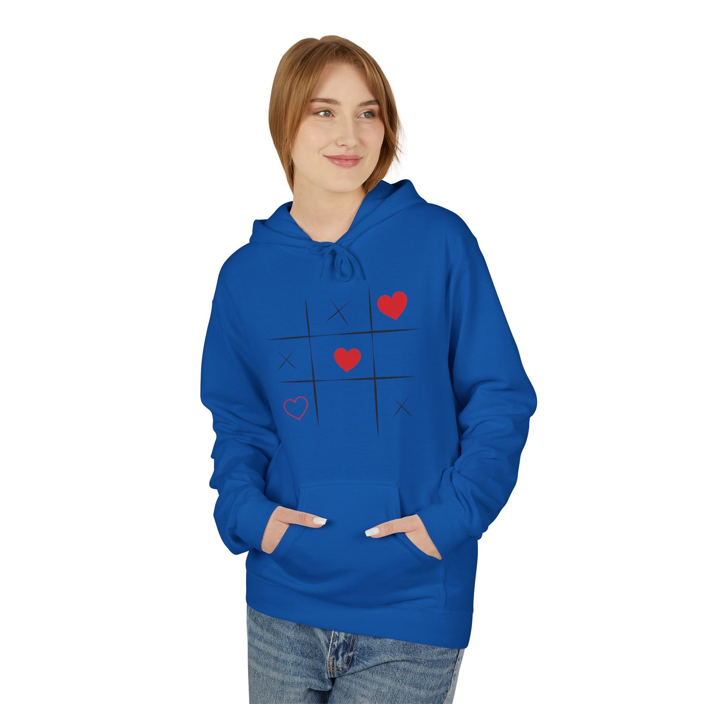 Heart and Crosses Unisex Hoodie
